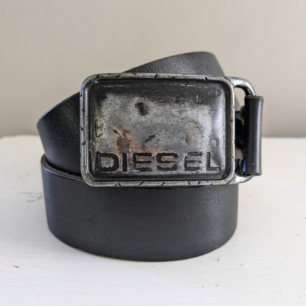 Vintage Diesel Italian Leather Belt